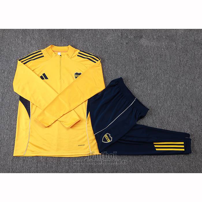 Chandal de Sudadera del Boca Juniors Nino 2025-2026 Amarillo